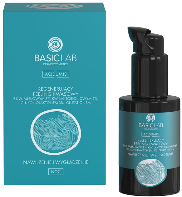 Peeling kwasowy BasicLab Acidumis regenerujący 30 ml (5907637951642) - obraz 1