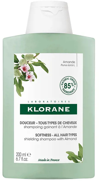 Szampon Klorane Almond Milk Shampoo 200 ml (3282770150438) - obraz 1