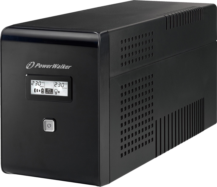 UPS PowerWalker VI 1500 LCD 1500VA (900W) Black (10120019) - obraz 1