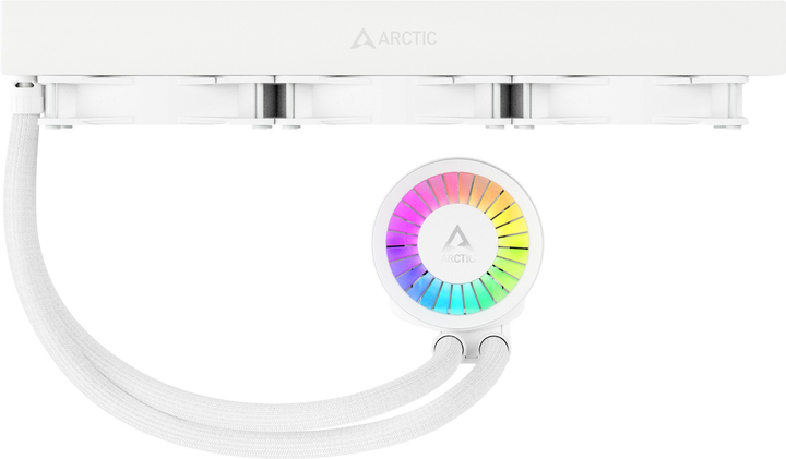Система жидкостного охлаждения Arctic Liquid Freezer III 360 A-RGB White (ACFRE00152A) - изображение 3