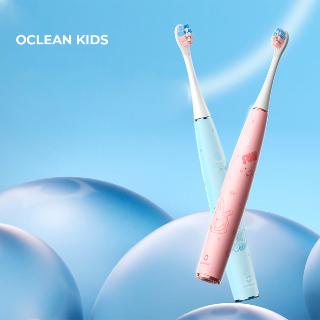 Elektryczna szczoteczka do zębów dla dzieci Oclean Kids Electric Toothbrush Pink - obraz 6