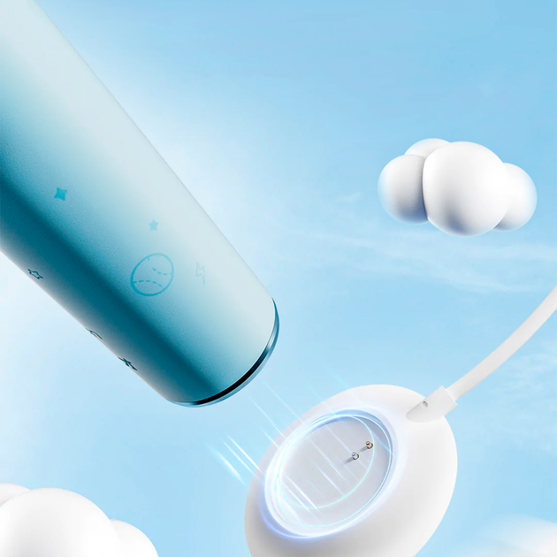 Електрична зубна щітка Oclean Kids Electric Toothbrush Blue - зображення 11