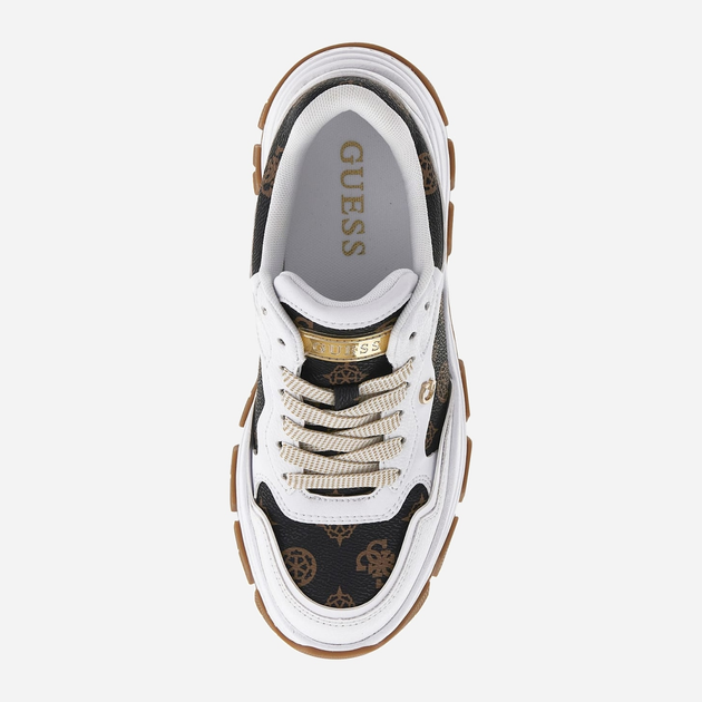 Жіночі снікери Guess Breckie 227692389 40 Білі (7624926994330) - зображення 3