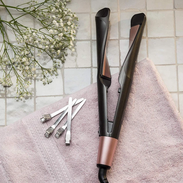 Стайлер для волос Remington The Curl & Straight 5 режимов / до 230 °C Черный (S6606) - изображение 7