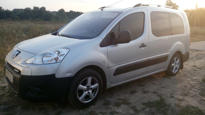 Рейлінги для Citroen Berlingo 2008-2018, хромовані, металеві ніжки V1 - зображення 8