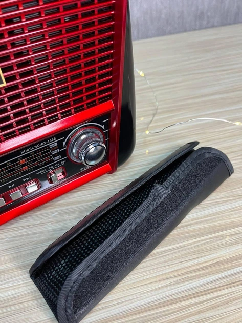 Радіоприймач Golon RX-455-S Solar портативна колонка, портативна акустика на сонячній батареї USB+TF Коричневий - Фото 10 Радіоприймач Golon RX-455-S Solar портативна колонка, портативна акустика на сонячній батареї USB+TF Коричневий - зображення 10