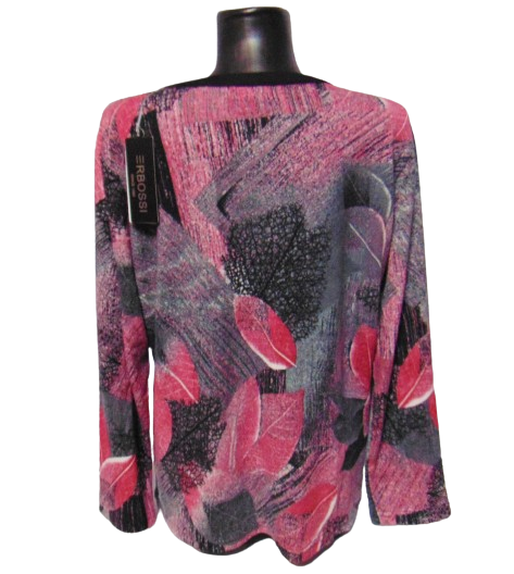 Кофта на молнии Rbossi 1363 2XL-3XL разноцветная - изображение 2