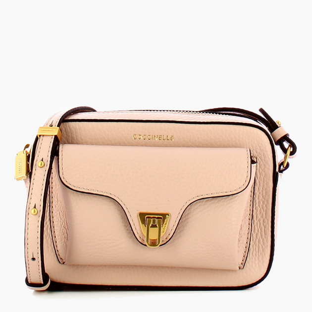 Torebka crossbody damska ze skóry naturalnej Coccinelle BEAT SOFT E1LF6550401P54 Jasnoróżowa (8059978387400) - obraz 1