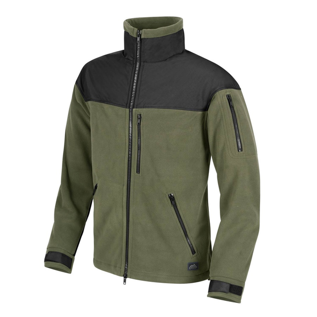 Куртка Helikon-Tex Classic Army - Fleece, Olive green/Black L/Regular (BL-CAF-FL-16) - зображення 1