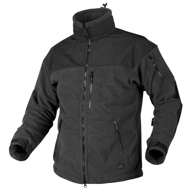 Куртка Helikon-Tex CLASSIC ARMY - Fleece Windblocker, Black S/Regular (BL-CAF-FM-01) - изображение 1