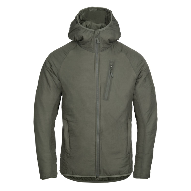 Куртка Helikon-Tex WOLFHOUND Hoodie® - Climashield® Apex 67g, Alpha green XS/Regular (KU-WLH-NL-36) - изображение 2