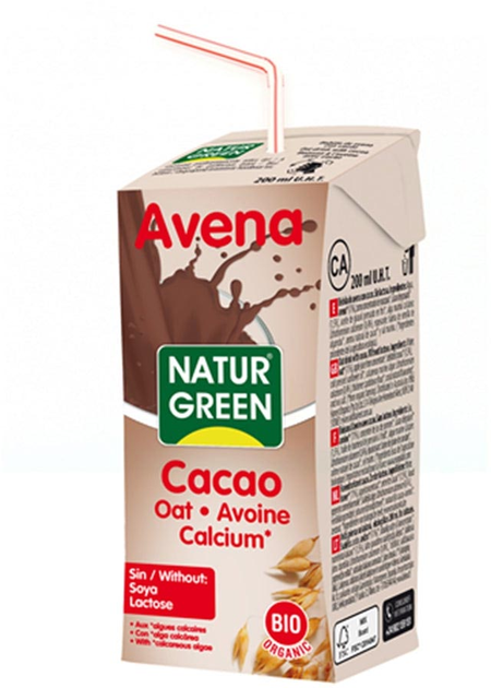 Napój kakaowy Naturgreen Avena 200 ml (8437007759099) - obraz 1