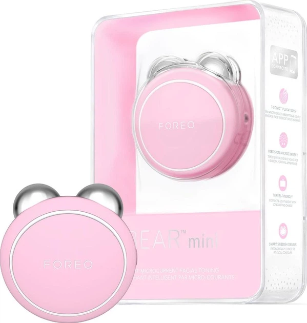 Мікрострумовий пристрій для обличчя Foreo Bear Mini рожевий – фото