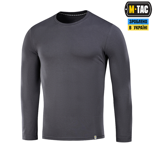 M-Tac футболка довгий рукав 93/7 Dark Grey XL - зображення 1