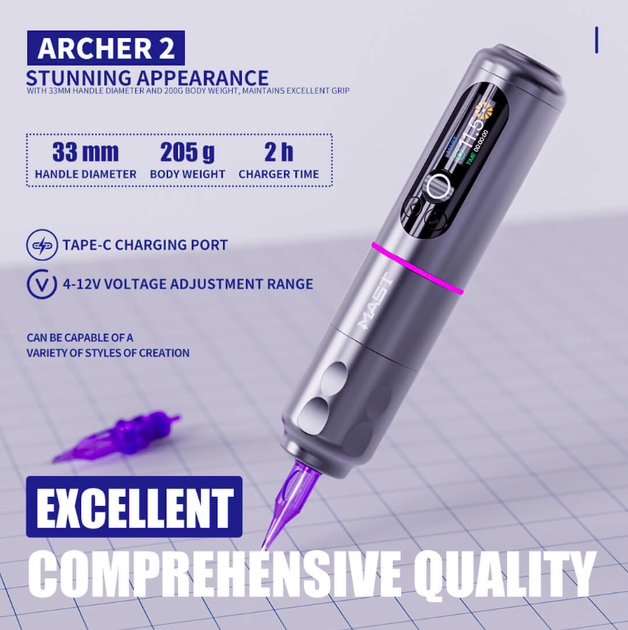Машинка Mast Archer Wireless WQP-050, silver - изображение 2