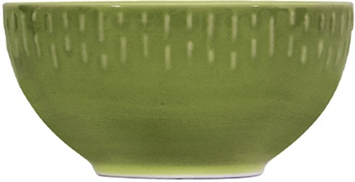 Чаша Aida Life in Colour Confetti Olive з рельєфною порцеляною 14 см (5709554134074) - зображення 1