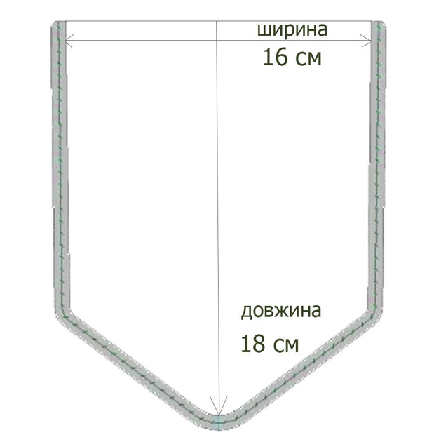 Чехол на саперную лопату Олива Поликордура MELGO - изображение 2