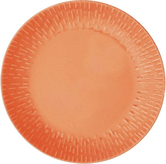 Тарілка обідня Aida Life in Colour Confetti Apricot з рельєфною порцеляною 27.5 см (5709554133237) - зображення 1