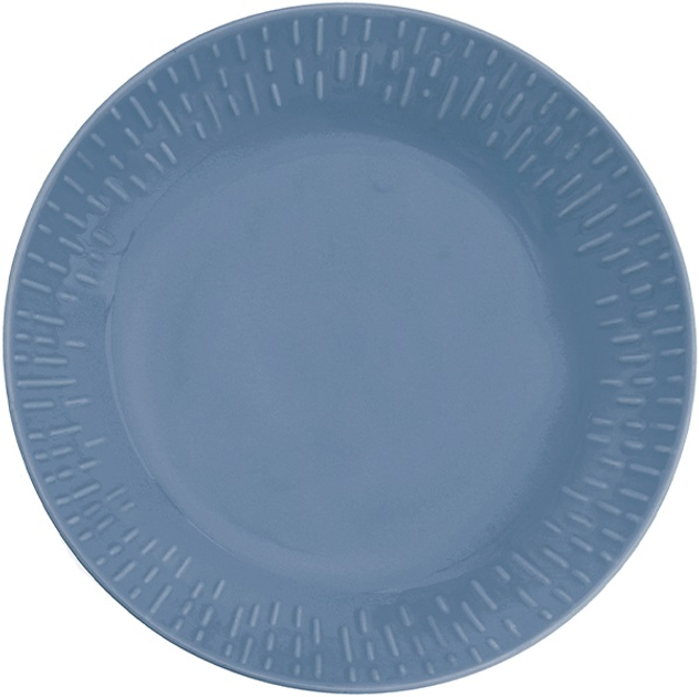 Talerz obiadowy Aida Life in Colour Confetti Blueberry z reliefową porcelaną 24 cm (5709554134265) - obraz 1