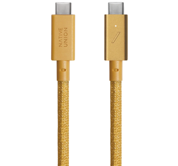 Кабель Native Union Belt Cable USB-C to USB-C Pro 240W Kraft (2.4 m) (BELT-PRO2-KFT-NP) - Фото 2 Кабель Native Union Belt Cable USB-C to USB-C Pro 240W Kraft (2.4 m) (BELT-PRO2-KFT-NP) - изображение 2