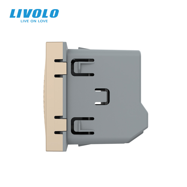Механизм дверной звонок сирена ZigBee золото Livolo (VL-FCBZ-2AP ...