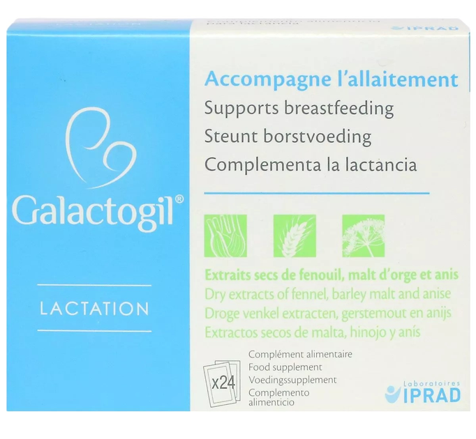 Suplement diety Iprad Galactogil Lactation dla kobiet karmiących piersią 24 saszetki (3401560237009) - obraz 1