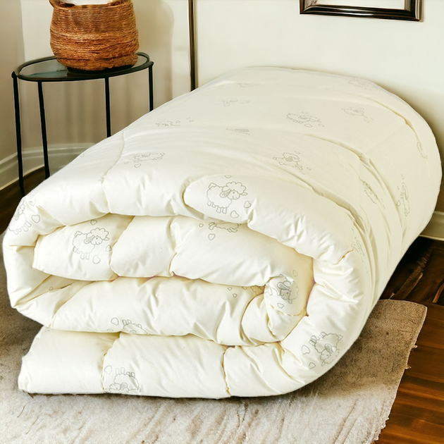 Зимнее шерстяное одеяло IDEIA WOOL CLASSIC 140х210 см (8-11815) – фото ...