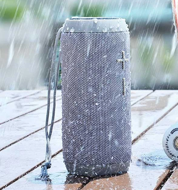 Портативна бездротова Bluetooth колонка Hopestar P7 | 10W, Bluetooth, TWS, FM, MP3, AUX, Mic | Сірий - зображення 3