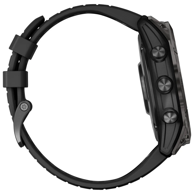 Смарт-годинник Garmin Fenix 7X Pro Solar Edition, Slate Grey with Black Band (010-02778-01) - зображення 4
