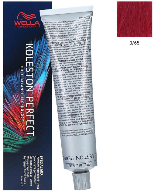 Trwała farba do włosów Wella Koleston Perfect Me + Special Mix 0 - 65 Violet Mahogany 60 ml (8005610711539) - obraz 1