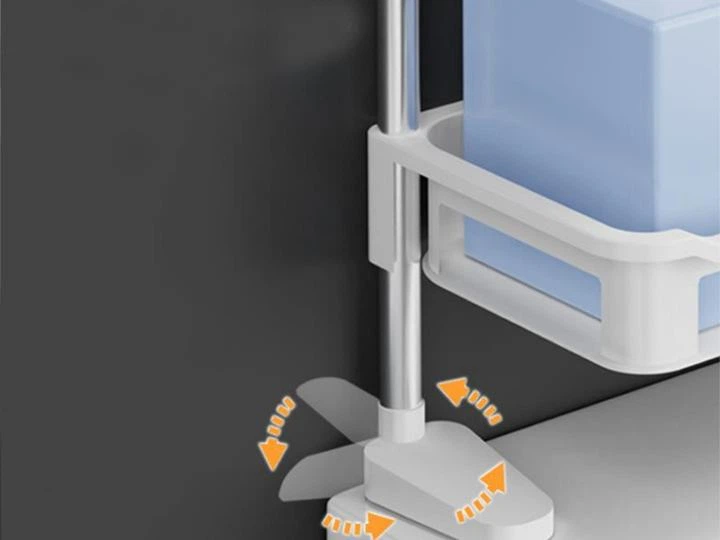 Полиця стелаж у ванну 3 яруси настінна Portable Toilet And Bathroom Storage Rack - зображення 5