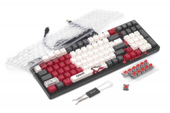 Механічна клавіатура A4Tech Bloody S98 (Naraka), ігрова, USB, RGB підсвічування, BLMS Red Switch - Фото 6 Механічна клавіатура A4Tech Bloody S98 (Naraka), ігрова, USB, RGB підсвічування, BLMS Red Switch - зображення 6