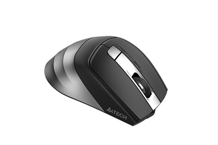 Мышь беспроводная A4Tech Fstyler FB35CS (Smoky Grey), BT, USB, цвет дымчато-серый - изображение 3