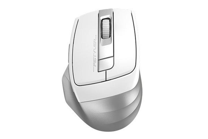 Мышь беспроводная A4Tech Fstyler FB35CS (Icy White), USB, цвет ледяно-белый - изображение 1