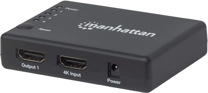 Przełącznik wideo Manhattan 207706 HDMI 4K/30Hz HDCP 1.4 (766623207706) - obraz 1