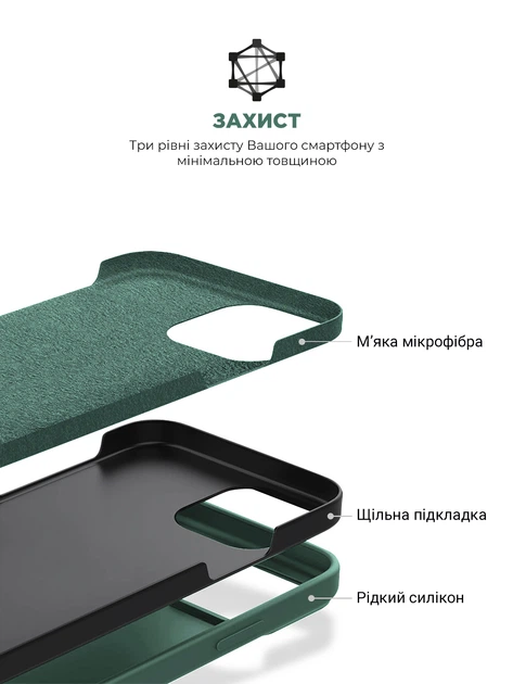 Чехол ArmorStandart ICON2 Case для Apple iPhone 15 Plus Cypress (ARM70516) - изображение 6