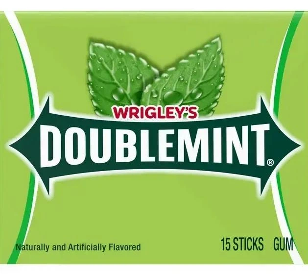 Упаковка жувальних гумок Wrigley's Doublemint Bulk Chewing Gum 8х15шт - зображення 5