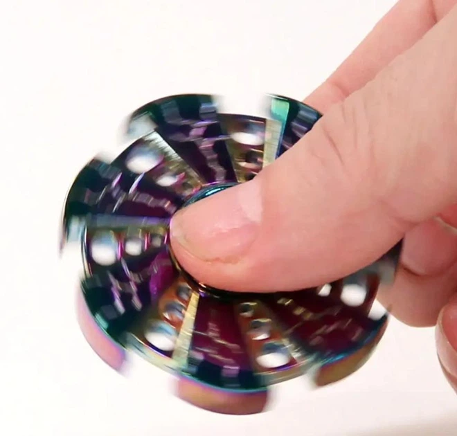 Спиннер Spinner Indigo пилорама хамелеон металлический - изображение 4