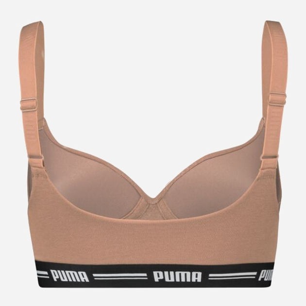 Biustonosz Puma Women Padded Top 90786312 XL Beżowy (8720245348737) - obraz 2