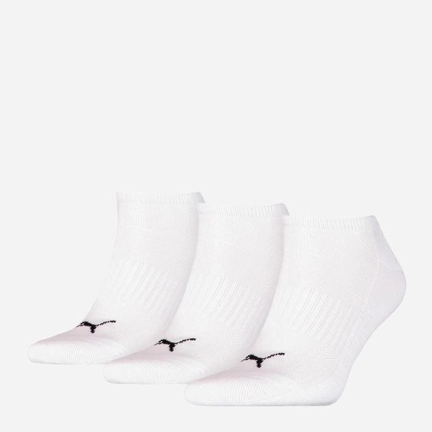 Набір чоловічих шкарпеток 3 пари Puma Cushioned Sneaker 3P Unisex 90794202 39-42 Білий (8720245028837) - зображення 1
