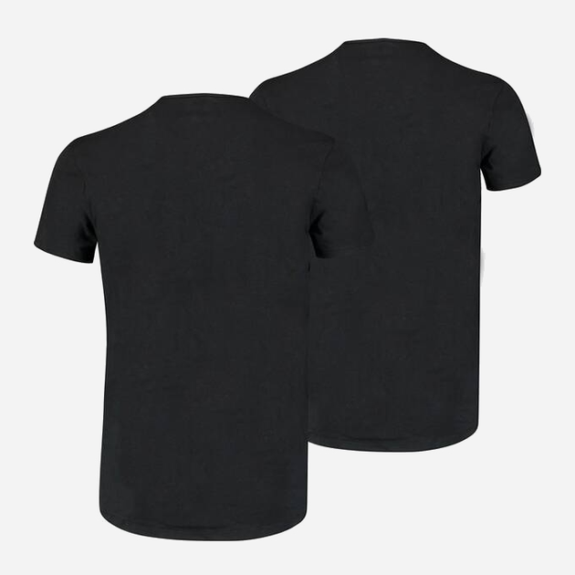 Набір чоловічих футболок Puma Basic 2P V-Neck 93501701 S 2 шт Чорний (8720245038393) - зображення 2