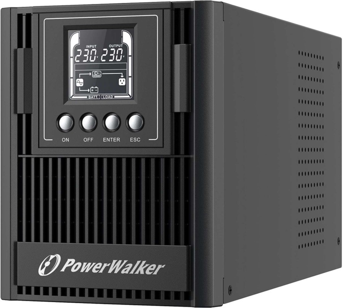 UPS PowerWalker VFI 1000 AT FR 1000VA (900W) Black - obraz 1
