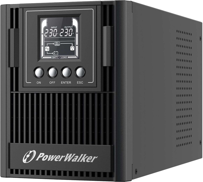 UPS PowerWalker VFI 1000 AT FR 1000VA (900W) Black - obraz 1