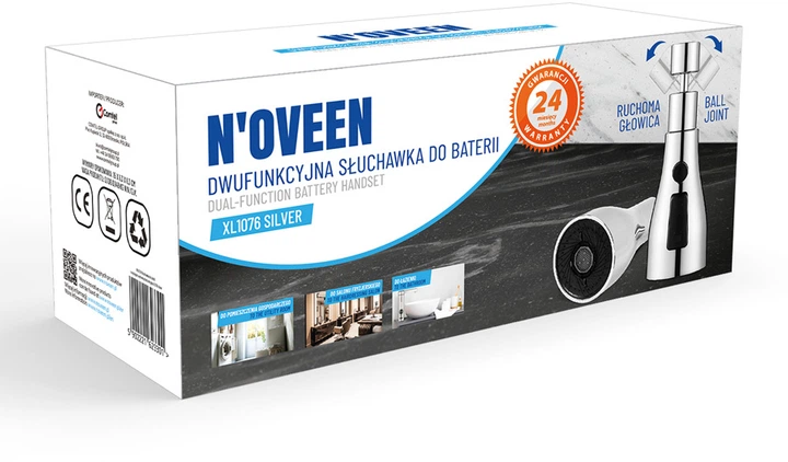 Аэратор NOVEEN XL1063 Silver с поворотом 360° - изображение 4