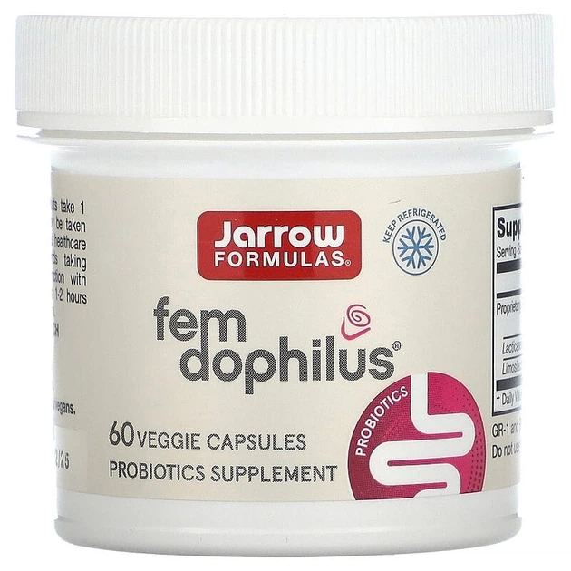 Пробіотики для жінок Jarrow Formulas "Vegan Fem Dophilus" 5 млрд КУО (60 рослинних капсул) - зображення 3