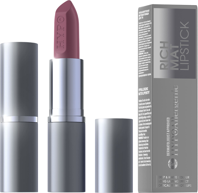 Акція на Помада для губ матова Bell Rich Mat Lipstick Hypo Allergenic 02 Famous Star 3.7 г від Rozetka