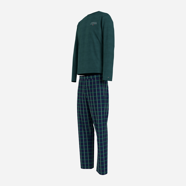 Piżama męska z długimi spodniami i długim rękawem Tommy Hilfiger UM0UM03130 XS Zielona (8720645421078) - obraz 6