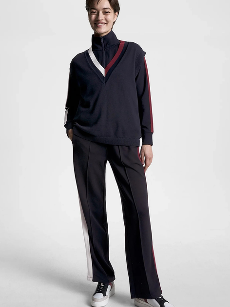 Штани жіночі Tommy Hilfiger WW0WW38853-DW5 XL Темно-сині (8720644346334) - зображення 3