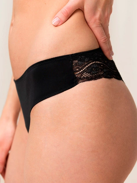 Набір трусиків танга жіночих Triumph 10218673 L 2 шт Чорний (7613108773498) - зображення 4