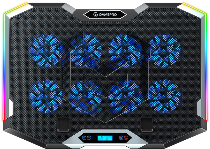 Охолоджуюча підставка для ноутбука GamePro CP870 Black - зображення 3